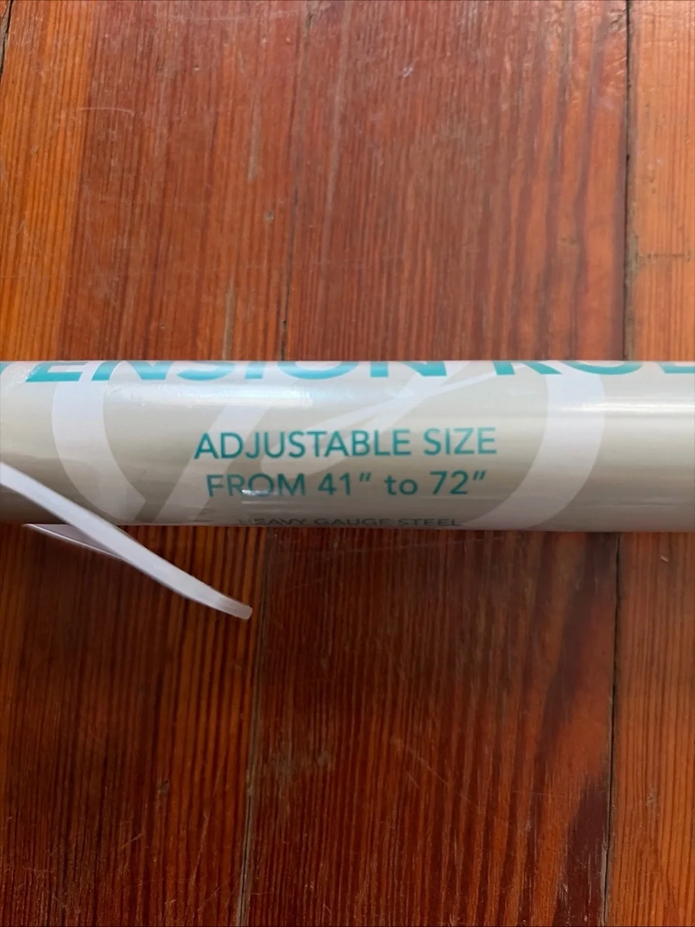Expandable Shower Rod with tensioning spring 41”-72” New